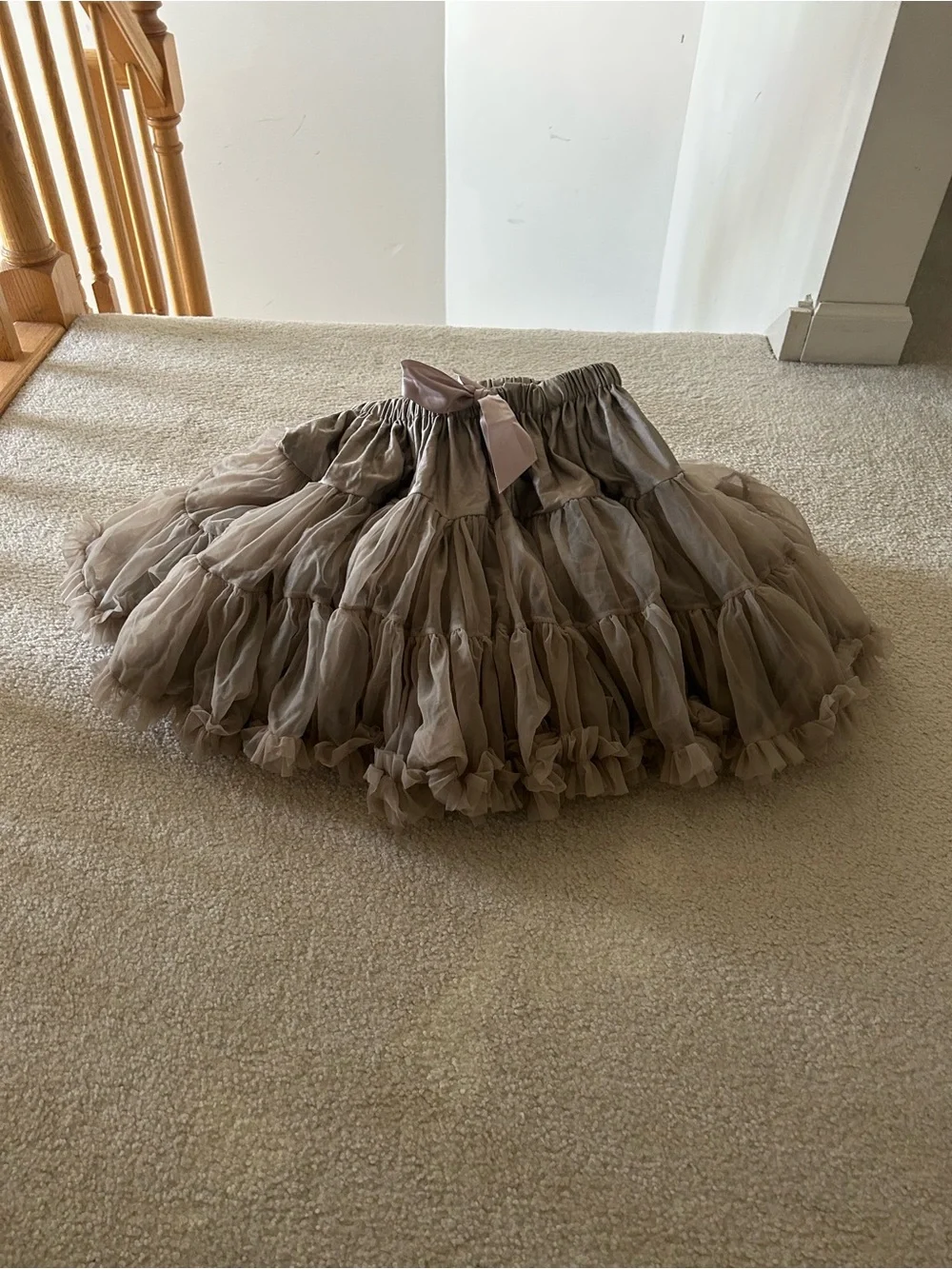 Angel’s Face tutu sable size x-large 10-12 years light brown earthy tone fluffy